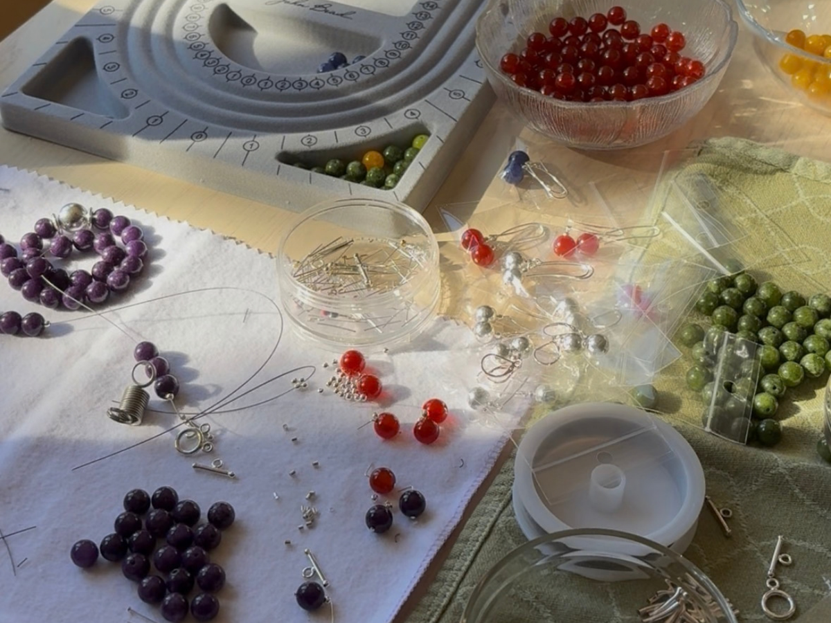 My worktable is rarely this tidy…