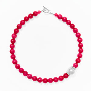 Klas Juicy Necklace in Dragon Fruit on white background
