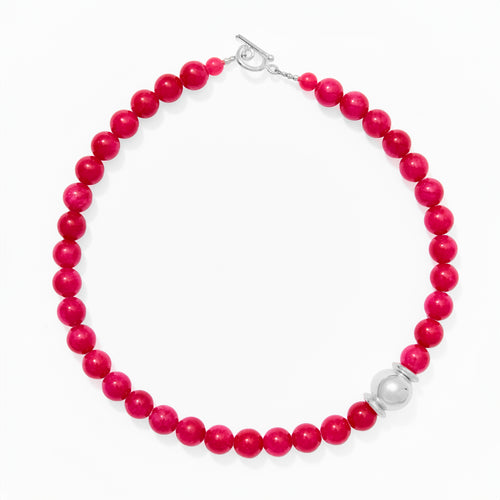 Klas Juicy Necklace in Dragon Fruit on white background