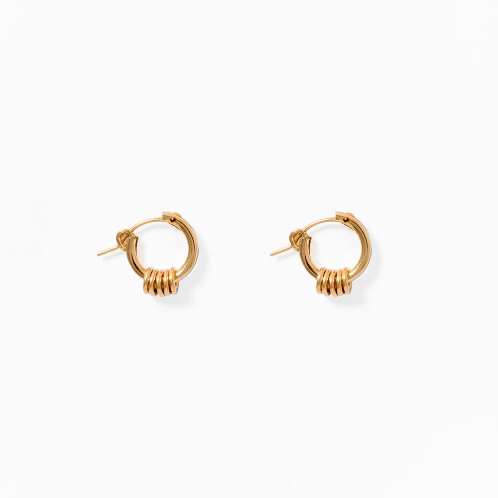 Klas Pixie Hoops on white background
