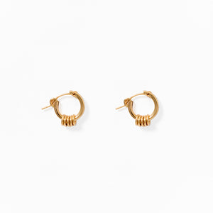 Klas Pixie Hoops on white background