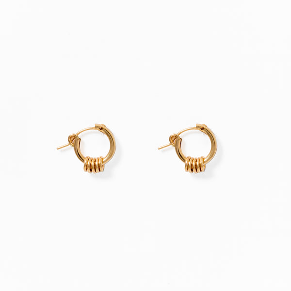 Klas Pixie Hoops on white background