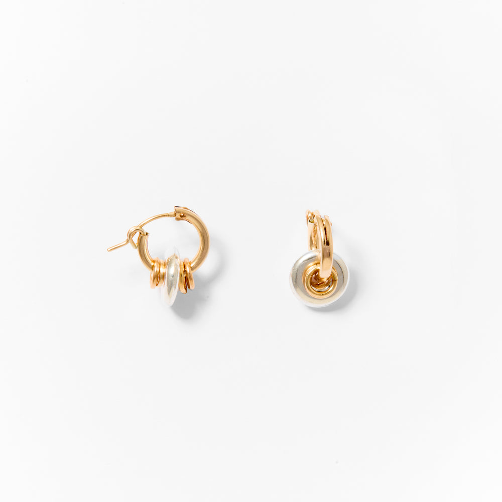 Klas Halo Hoop Earrings on a white background