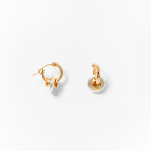 Klas Halo Hoop Earrings on a white background