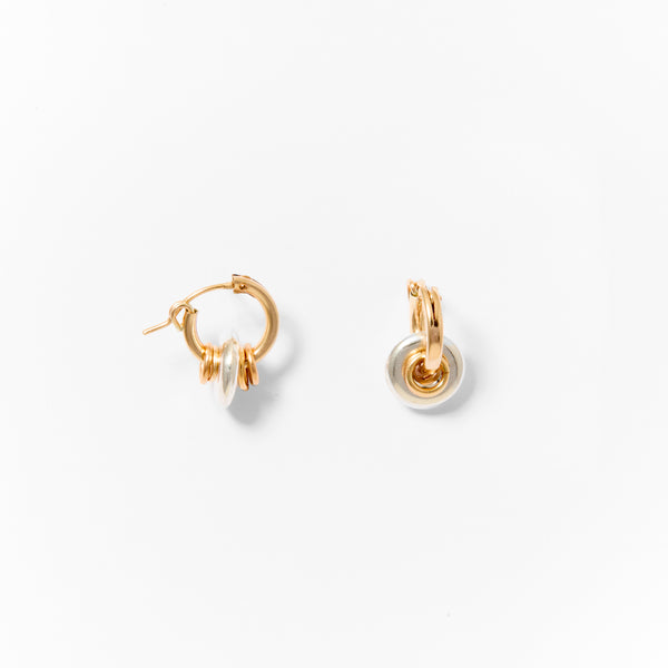 Klas Halo Hoop Earrings on a white background