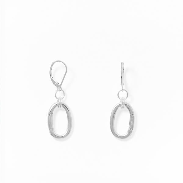 Klas Infinity Earrings on white background