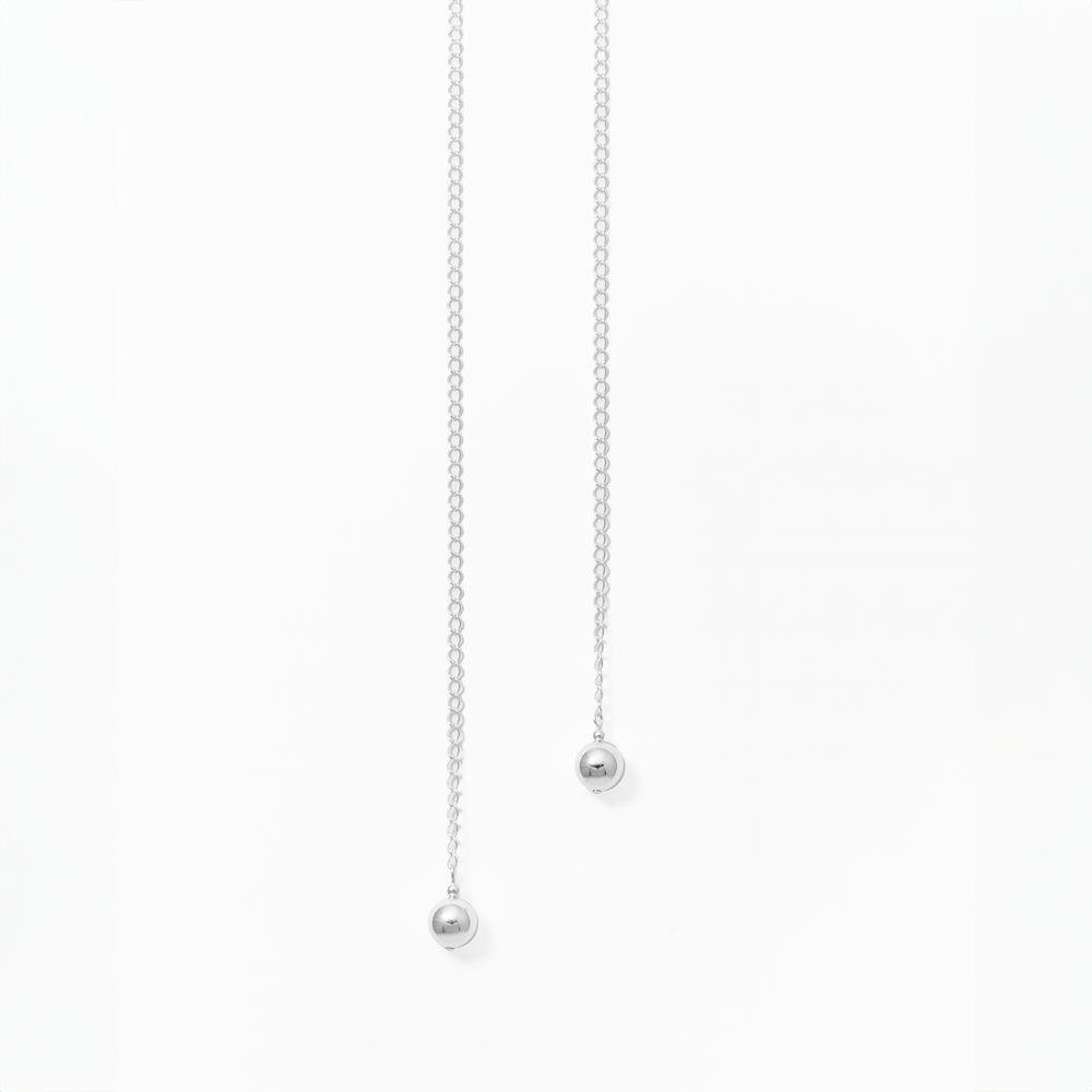 Klas Silver Wrap Necklace on white background