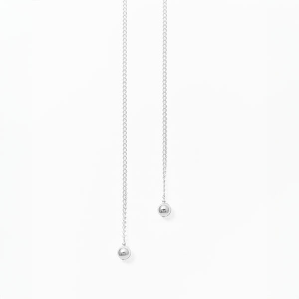 Klas Silver Wrap Necklace on white background