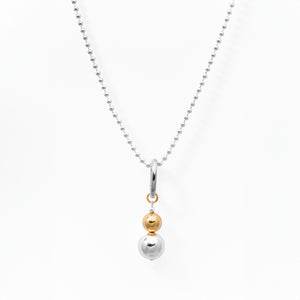 Be Bold Pendant and Link on white background