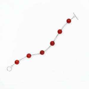 Klas Juicy Curve Bracelet in Spiced Nectar on white background