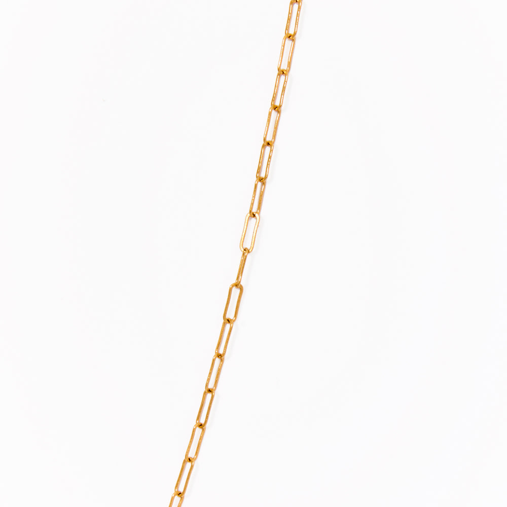 Klas Gold Wrap Necklace on white background