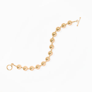 Klas Gold Bracelet on white background